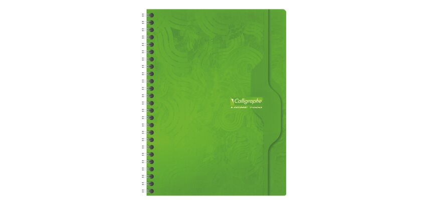 Notebook Calligraphe 17x22 spiral 100p 5x