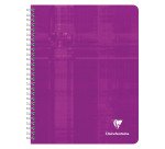 Cahier spirale Clairefontaine Metric 17 x 22 cm - grands carreaux - 180 pages