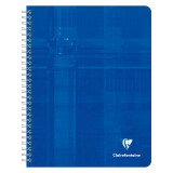 Schrift Clairefontaine 180 pg's 17 x 22 cm geruit 5x5 geassorteerde kleuren