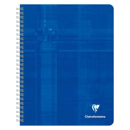 Cahier spirale Clairefontaine Metric 17 x 22 cm grands carreaux 180 pages
