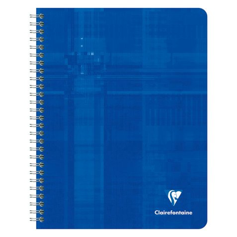 Notebook Clairefontaine 180 pg 17 x 22 cm checked 5x5 assorted colors