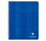 Cahier spirale Clairefontaine Metric 17 x 22 cm - grands carreaux - 180 pages