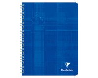 Notebook Clairefontaine 180 pg 17 x 22 cm checked 5x5 assorted colors