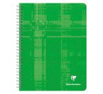 Cahier spirale Clairefontaine Metric 17 x 22 cm - petits carreaux - 180 pages