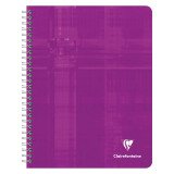 Cahier spirale Clairefontaine Metric 17 x 22 cm petits carreaux 180 pages