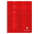 Cahier spirale Clairefontaine Metric 17 x 22 cm - grands carreaux - 180 pages