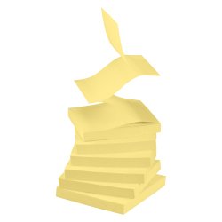 Z-Notes jaunes Post-it 76 x 76 mm - bloc de 100 feuilles