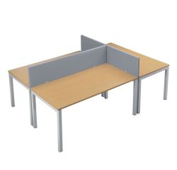 Separadores acústico tejido universal para mesa individual