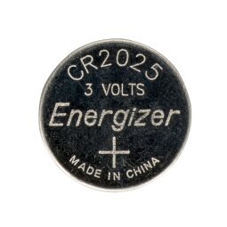 Blisterpackung von 2 Lithium-Batterien Energizer CR2025.