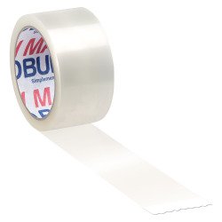 Ruban adhésif d'emballage transparent 50 mm x 66 m - Maxiburo