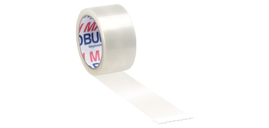 Ruban adhésif d'emballage transparent 50 mm x 66 m - Maxiburo