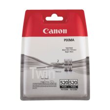 Canon PGI520 Pack 2 cartouches noire pour imprimante jet d'encre