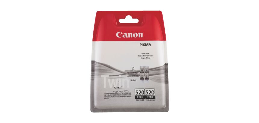 Canon PGI520 Pack 2 cartouches noire pour imprimante jet d'encre
