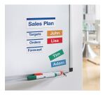 Etiquette magnétique jet d’encre 78 x 28 mm - Pochette de 90