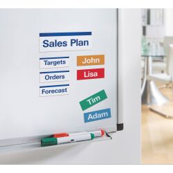 Etiquette magnétique jet d’encre 78 x 28 mm - Pochette de 90