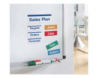 Magnetic label inkjet 140 x 50 mm Avery J8875-5 white - Pack of 40