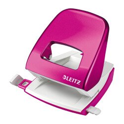 Perforateur de bureau 2 trous Leitz WOW capacité 30 feuilles métal