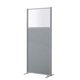 Cloison acoustique de séparation tissu semi-vitrée B-Zen