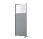 Cloison semi-vitrée B-Zen Tissu - H 180, L 81 cm