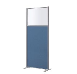 Mampára B-Zen An 81 x Alt 180 cm Mixta Azul Transparente