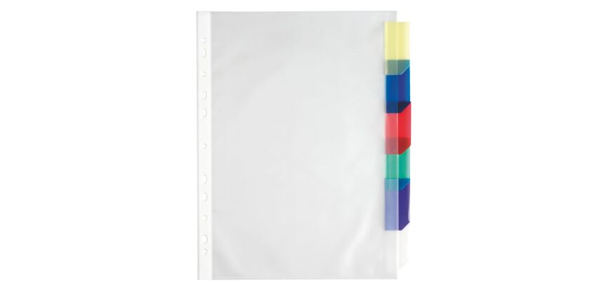 Pochettes intercalaires A4 Viquel 6 divisions - 1 jeu