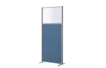 Cloison acoustique B-Zen semi vitrée L 81 cm - sans piètement