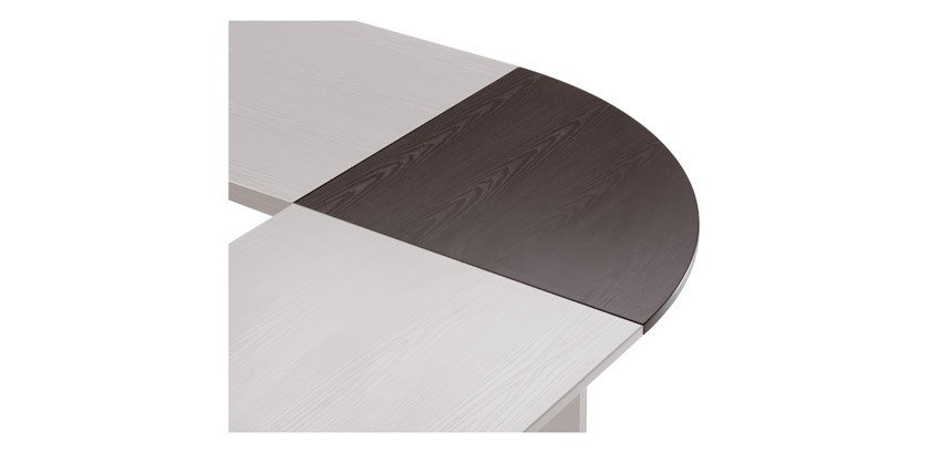 Angolare 800 x 800 mm per unire due scrivanie