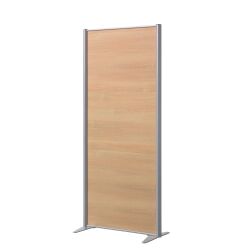 Cloison de séparation pleine B-Zen - L 81 x H 180 cm - Bois antibactérien