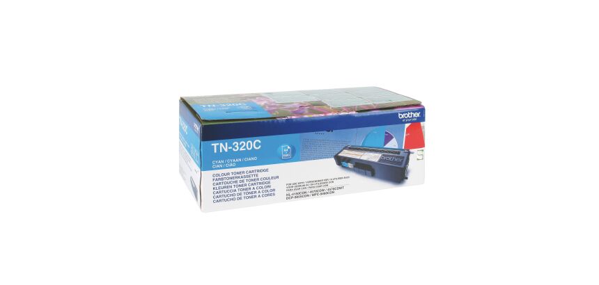 Toner Brother TN320 couleur séparée pour imprimante laser