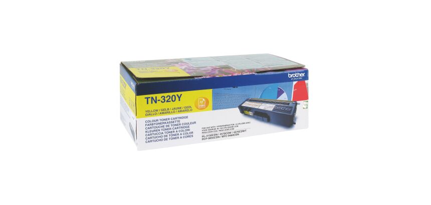 Toner Brother TN320 couleur séparée pour imprimante laser