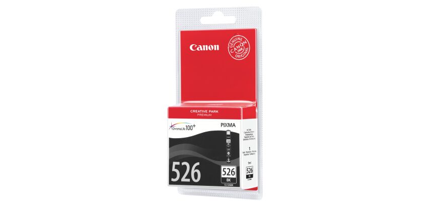 Cartouche Canon CLI-526BK noir pour imprimante jet d'encre