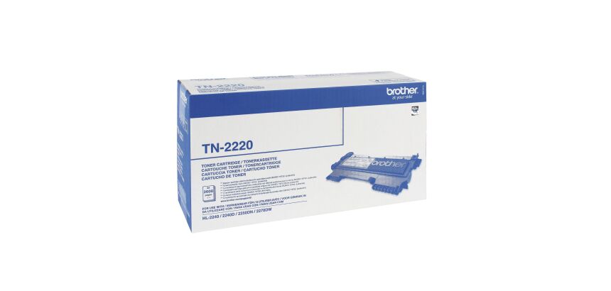 Toner Brother TN2220 noir pour imprimante laser
