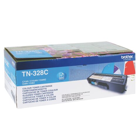 Toner Brother TN328 couleur séparée pour imprimante laser