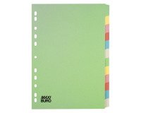 Set dividers 12 divisions pastel colours Maxiburo