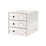 Module de classement Leitz Click&Store Wow 3 tiroirs couleur