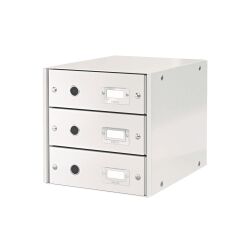Module de classement Leitz Click&Store Wow 3 tiroirs couleur