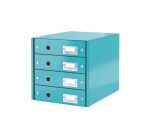 Klassierungsmodul Leitz  Click&Store Wow 4 Schubladen Farbig