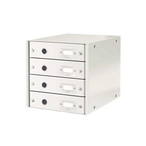 Module de classement Leitz Click&Store Wow 4 tiroirs couleur