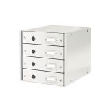 Module de classement Leitz Click&Store Wow 4 tiroirs couleur