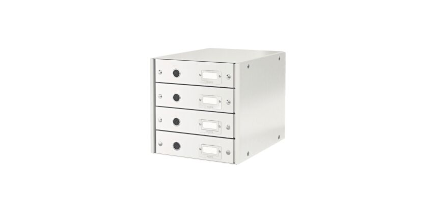 Module de classement Leitz Click&Store Wow 4 tiroirs couleur