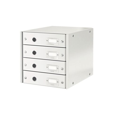 Módulo de clasificación Leitz Click & Store Wow 4 cajones de color blanco
