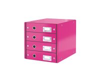 Klassierungsmodul Leits Click&Store Wow 4 Schubladen Rosa