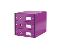 Klasseringsmodule Leits Click&Store Wow 3 laden paars