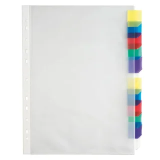 VIQUEL - Lot de 6 Intercalaires pour classeur A4 Maxi format - PVC - 24,5 x  30,5 cm - Coloris fluo - Cdiscount Beaux-Arts et Loisirs créatifs