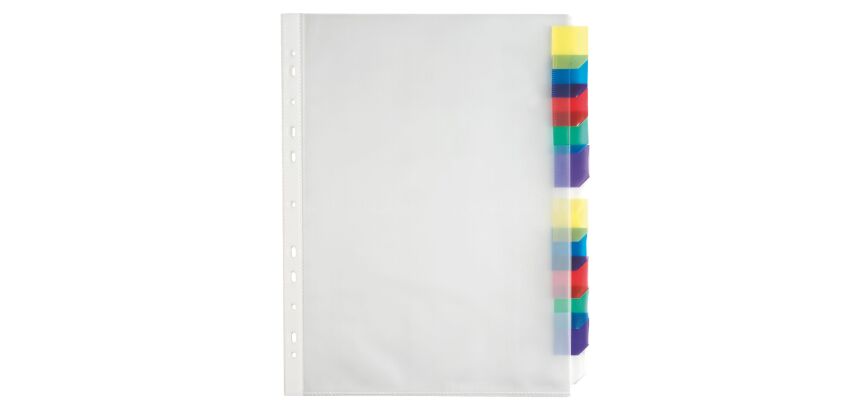 Pochettes intercalaires A4 Viquel 12 divisions - 1 jeu