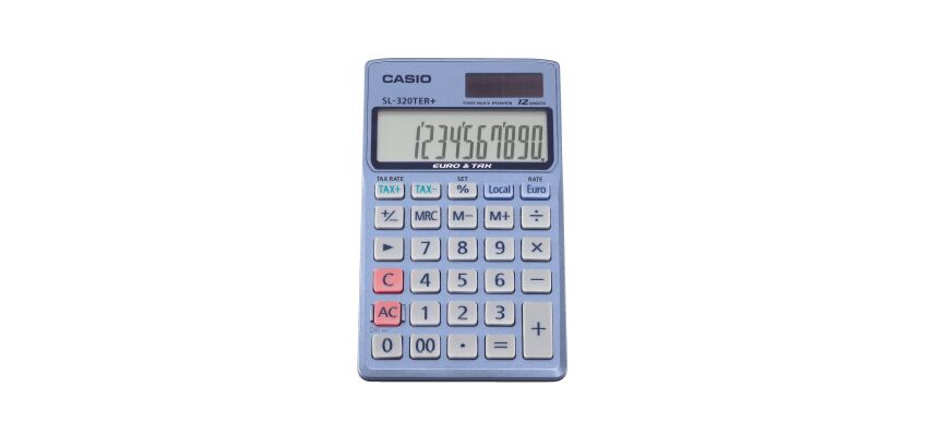 Calculatrice de poche Casio SL 320TER+