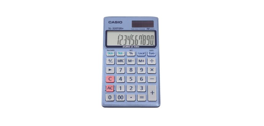 Calculatrice de poche Casio SL 320TER+