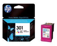 HP 301 cartucho original tricolor (165 páginas)
