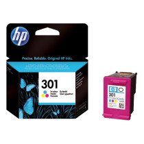 hp 301 cartucho original tricolor 165 paginas