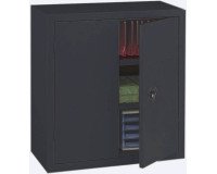 Armoire métal portes battantes monobloc Metily H 100 x L 90 x P 43 cm anthracite